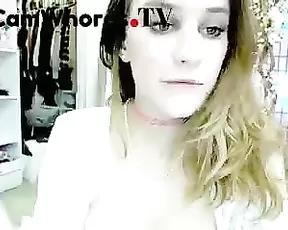 My sexy secretary's choking my cock
