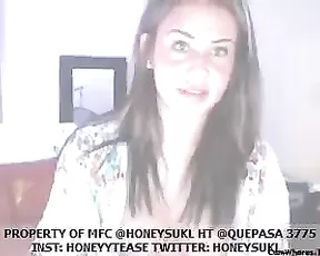 Blond taking a big fist up her pussy