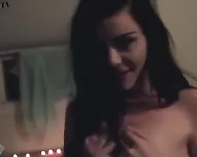 Girl and guy are naked together
