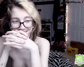 Teen slut  on her knees sucking cock in a hotel