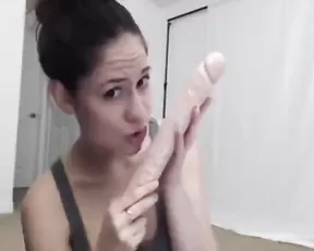 AshleyAlban milf deepthroating blowjob dildo in private premium video