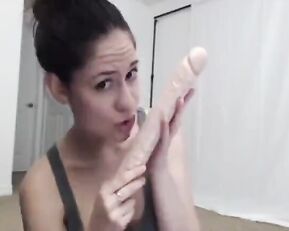 AshleyAlban milf deepthroating blowjob dildo in private premium video