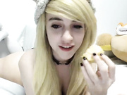 Lana_rain teen blonde fingering pussy anal fisting webcam show