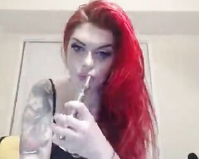 Izavampira big tits dirty milf red hair hard finger pussy webcam show