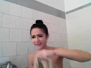 Sashablacky masturbation in bath webcam show