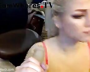 Kissofacobra shows blowjob skills webcam show