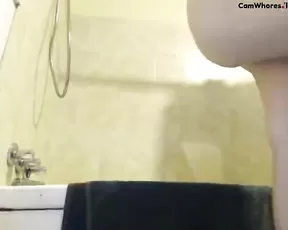 Slim teen on her knees while in doggy-style