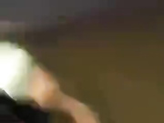 Blonde babe gets her mouth fill of cock while outdoors