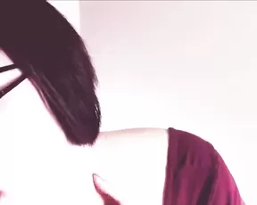 Beautiful solo babe touching herself