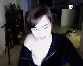 Amateur brunette gets boned on camera