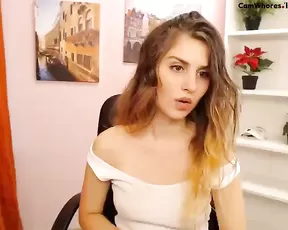 Brunette wife got her face jizzed