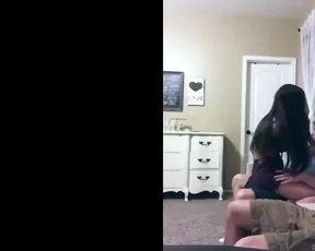 Fingering her tight beaver