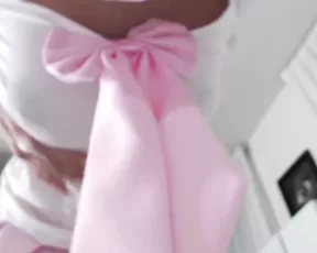 Reaching an intense orgasm on her own