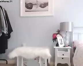 Pretty Turkish babe takes a cock