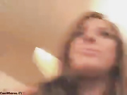 Hot Blonde Girl With Glass Exhibit Her Perfect Bod