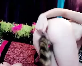 So pretty puertorrican brunette female make a hot webcam masturbation video