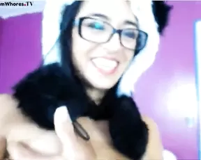 Ramming her gaping ass real hard