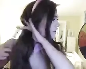 Her shaved pussy is ready