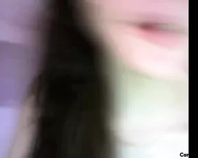 Naked nice teen dancing topless webcam show