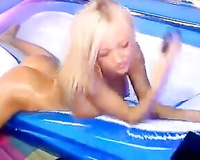 Passion naked milf blonde teasing webcam show