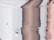 Sheeba sex bomb milf brunette in stockings masturbate use toys webcam show