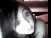 HannahMaria busty teen brunette in bed finger pussy webcam show