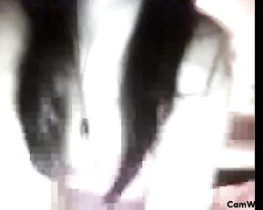 HannahMaria busty teen brunette in bed finger pussy webcam show