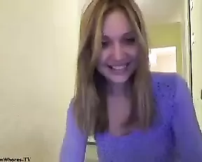 coto_chanel sexy teen blonde tease webcam show