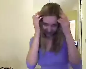 coto_chanel sexy teen blonde tease webcam show