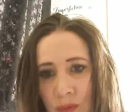 Stormiie dirty milf brunette with huge boobs show wet pussy in webcam show
