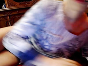 A hot lady is getting cum in her mouth