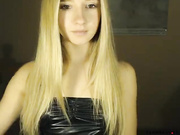 Beauty slim teen blonde show her body webcam show