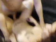 Darling teen is handling a hard dick