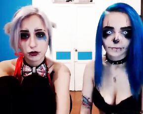 darkblue_trip two slim beauty teens cosplay lesbians webcam show