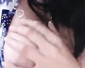 Tall babe is displaying herself