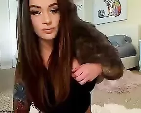 Blonde Valerija loves to masturbate