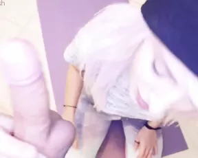 Deepthroating that dick like a pro