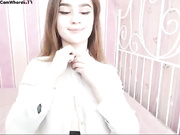 Lovely Latino girlfriend rides her man with passion