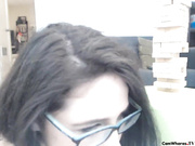 Blonde has fun with her dildo