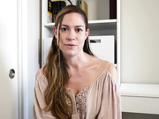 Yvonne shows her hairy pussy