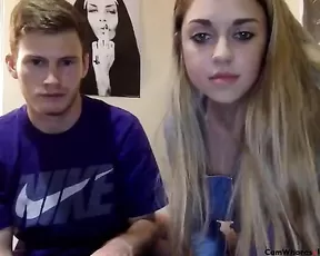 Amazing so pretty brunette wife with his dude husband making an epic anal fuck
