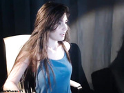 Latina licks her sex toy