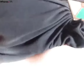 Sexy blonde angel sitting on a dick