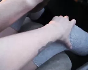 Busty Asian is using a dildo