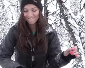 Tow dildos for her fuck holes