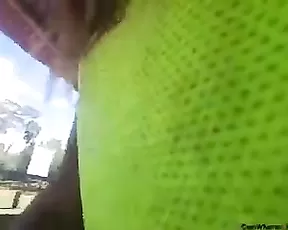Masked busty babe sucking it nicely
