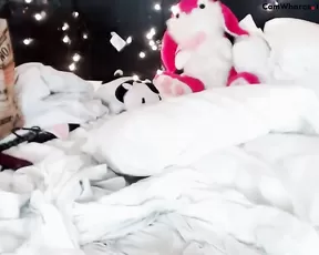 Doggy style sex on the bed