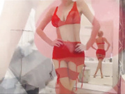 Girl tries on panties and gets her pussy played with