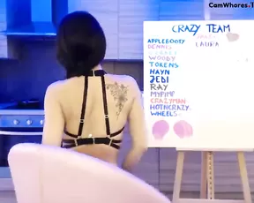 Teen princess is sucking a large pecker