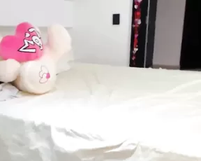 Hot slut licks a dildo